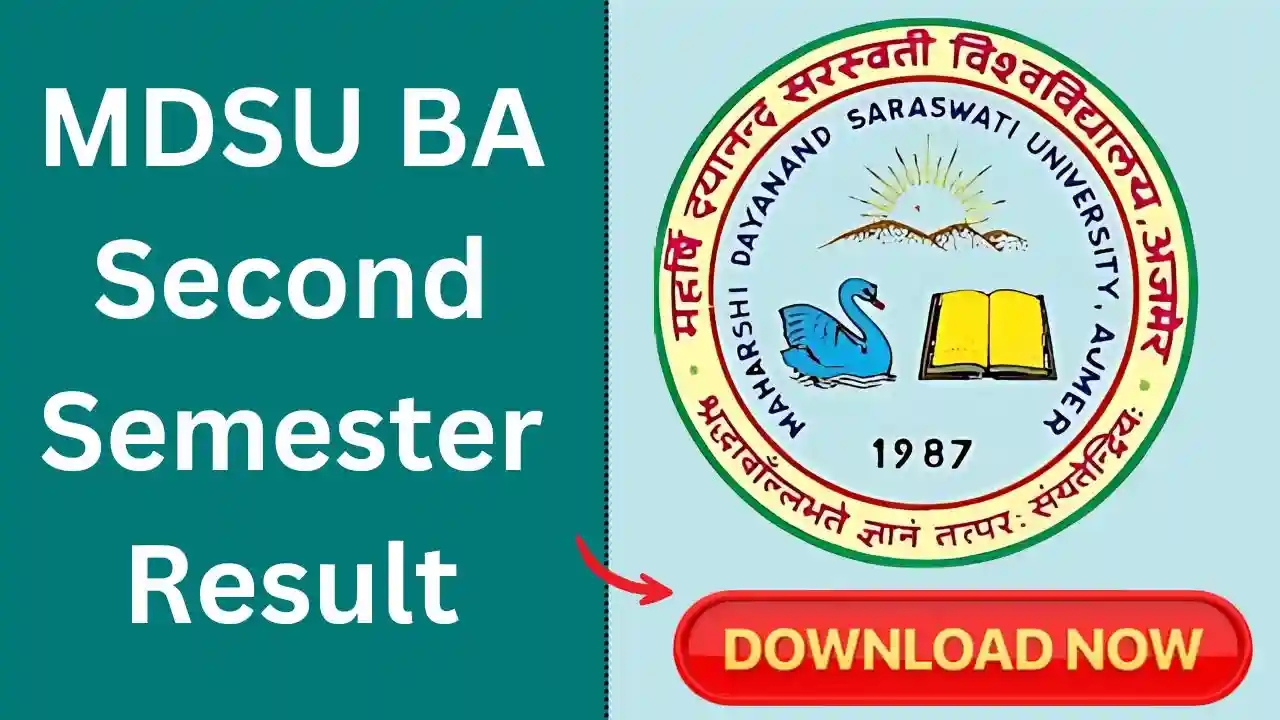 MDSU BA 2nd Semester Result 2026