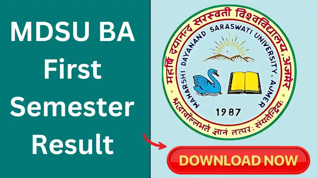 mdsu ba 1st semester result 2025
