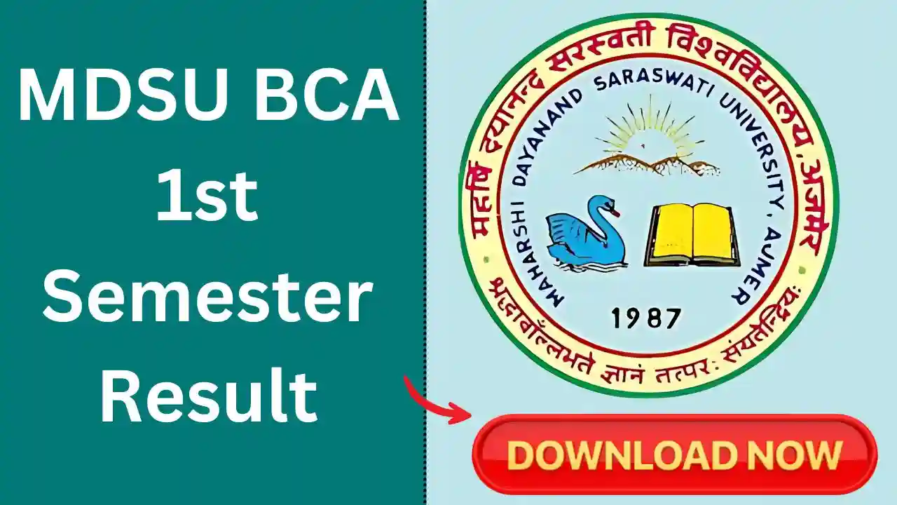mdsu bca first semester result 2025