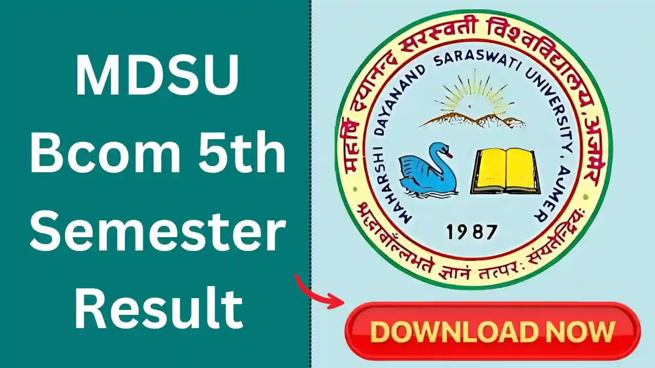 mdsu bcom 5th semester result